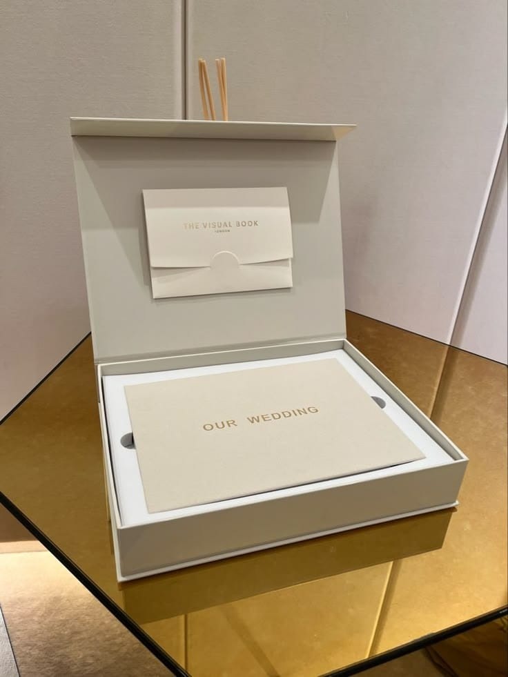Corporate gift boxes styled with ribbons for executive gifting